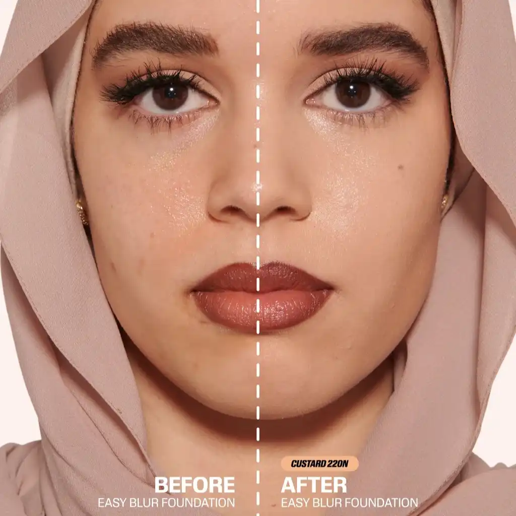 Product image of Huda Beauty (Custard) Easy Blur Natural Airbrush Foundation Custard 220N 30ml