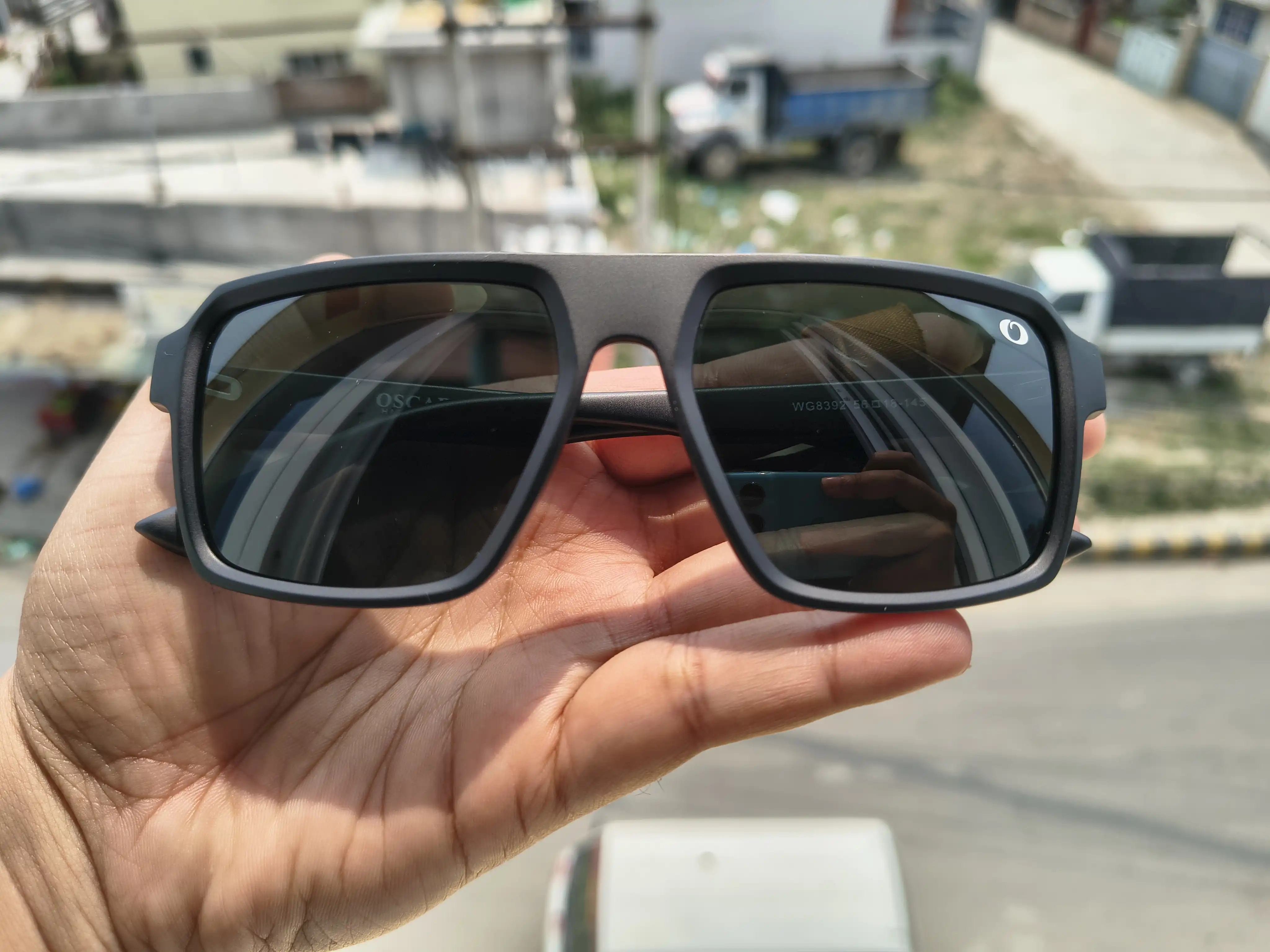 Product image of Original Oscar Handmade Branded Black Sunglasses For Men - Men's Sunglasses