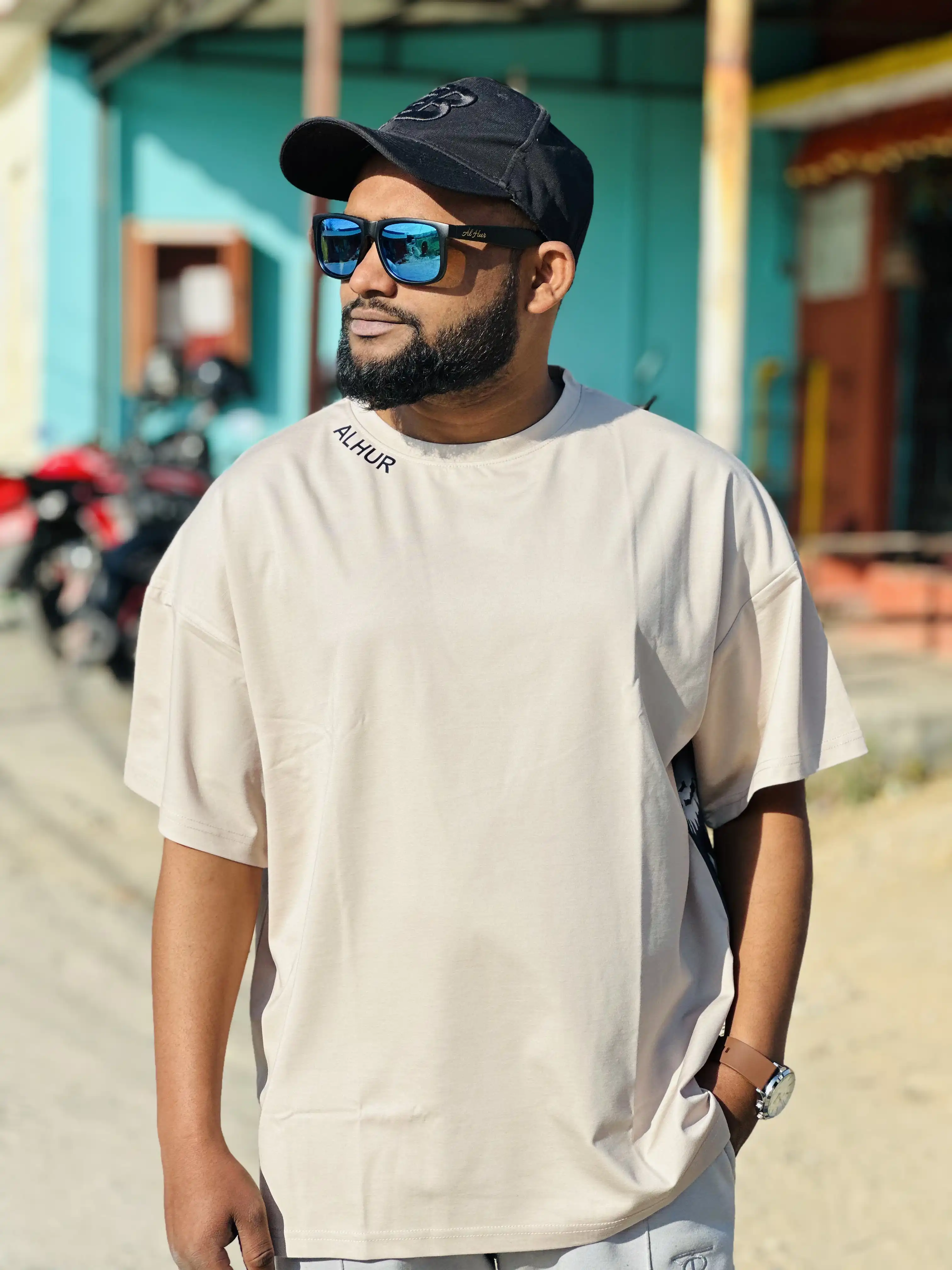 Product image of Plastisol Print Tee (Beige)