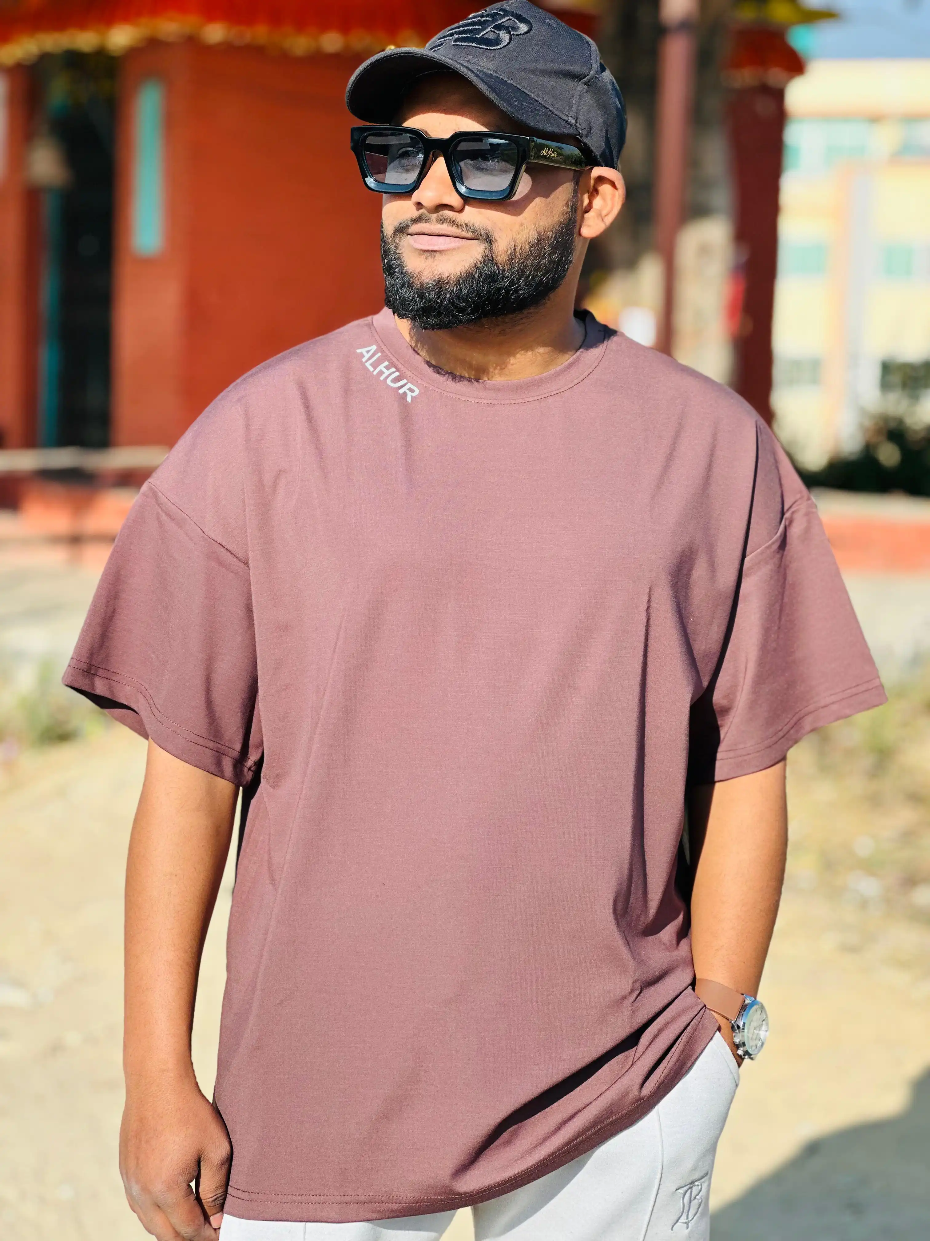 Product image of Plastisol Print Tee (Brown)