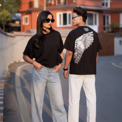 Plastisol Print Tee (Black)