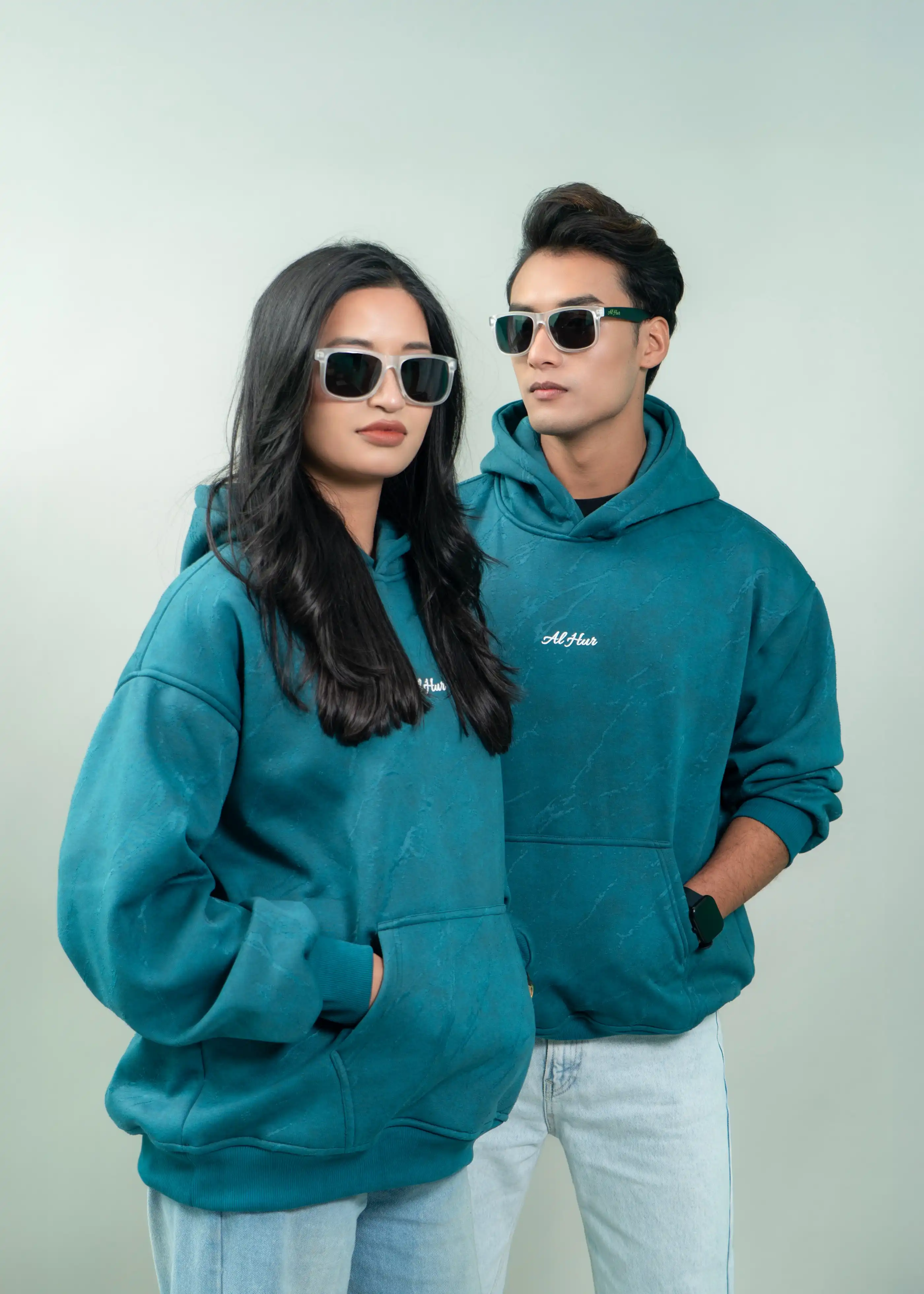 Product image of Oversized Grunge Hoodie (GREEN)