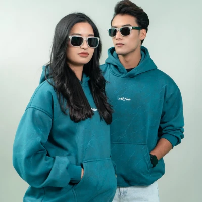 Oversized Grunge Hoodie (GREEN)