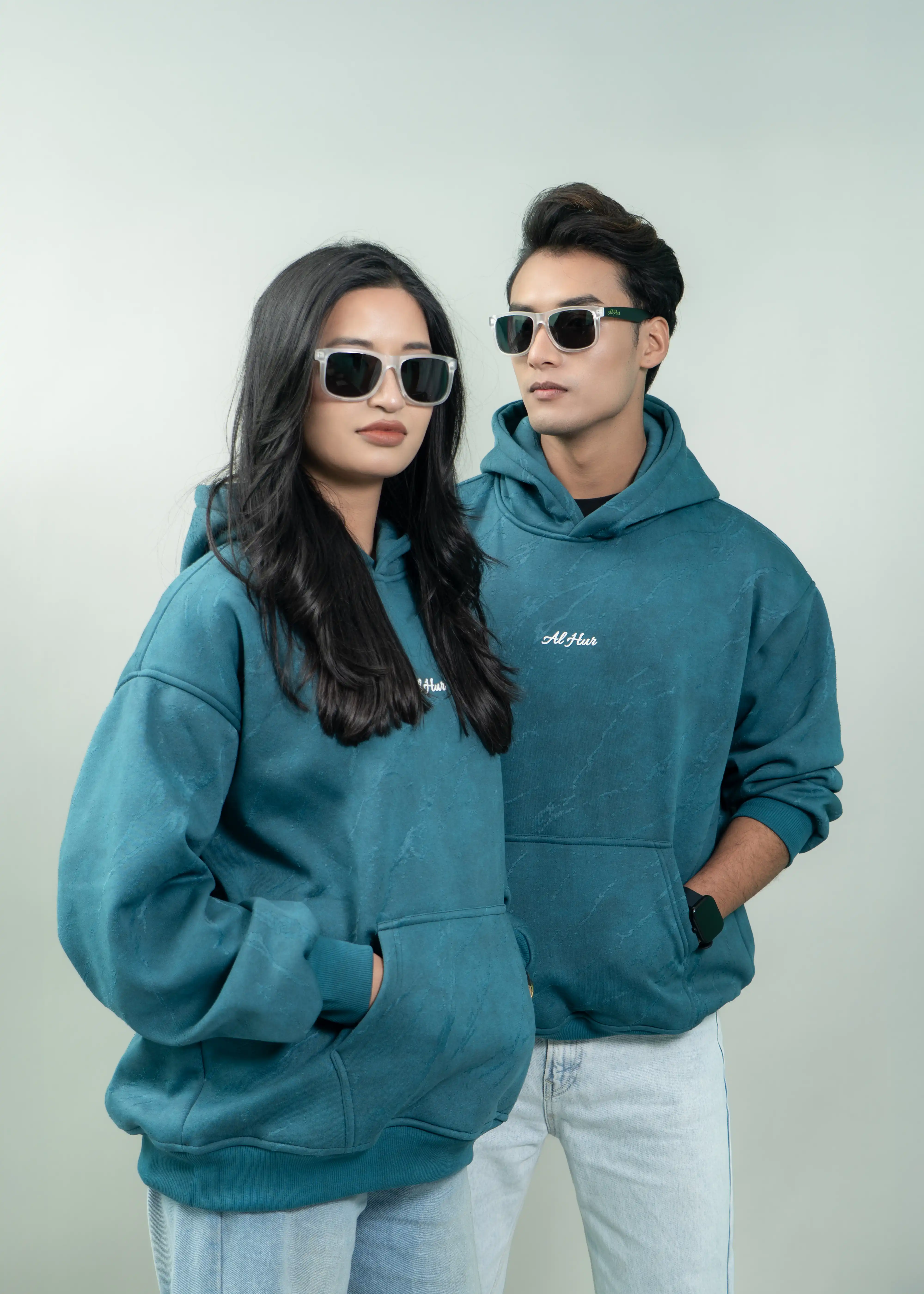 Product image of Oversized Grunge Hoodie (GREEN)