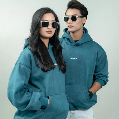 Oversized Grunge Hoodie (GREEN)