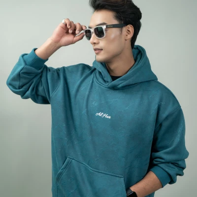 Oversized Grunge Hoodie (GREEN)