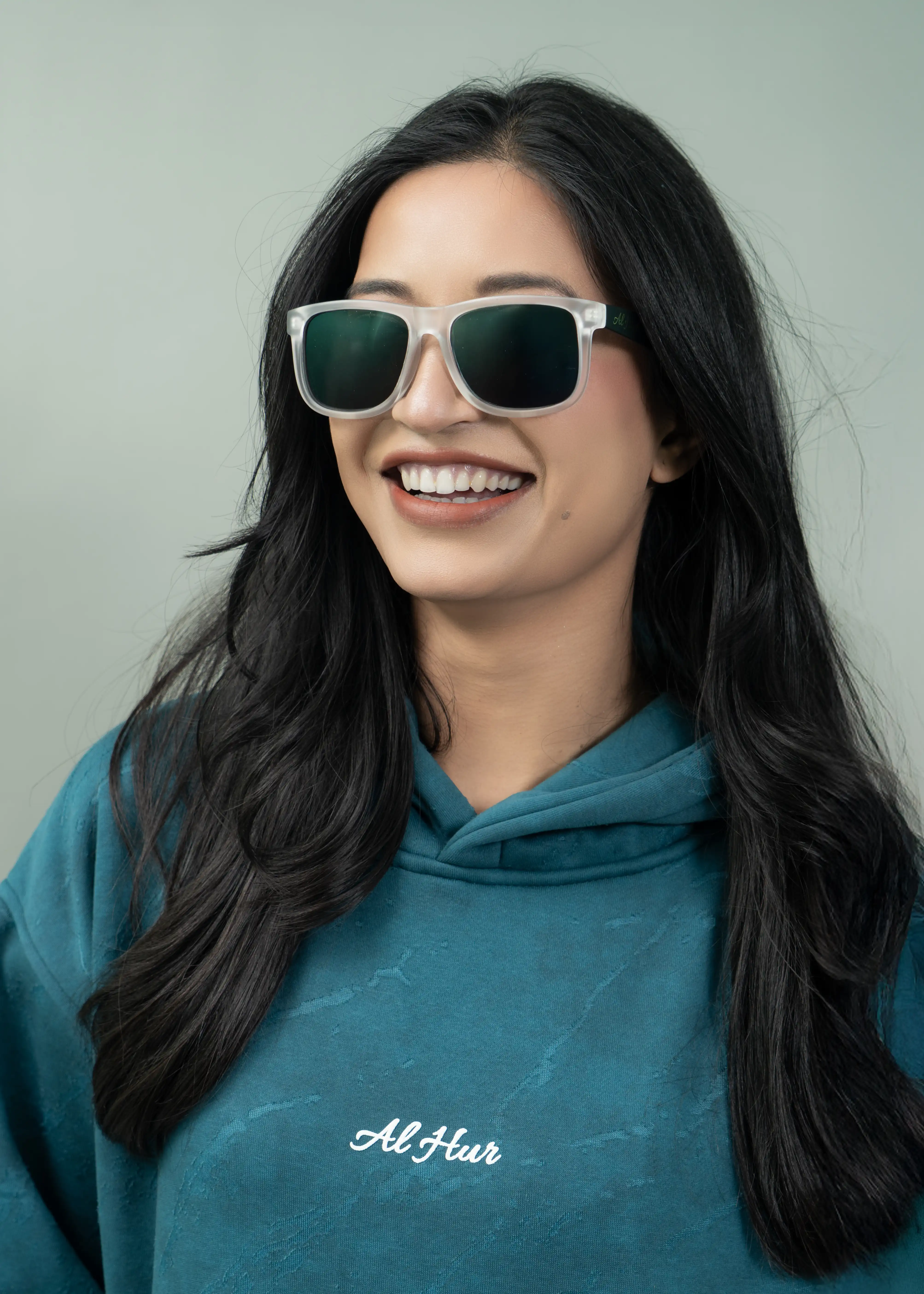 Product image of Oversized Grunge Hoodie (GREEN)