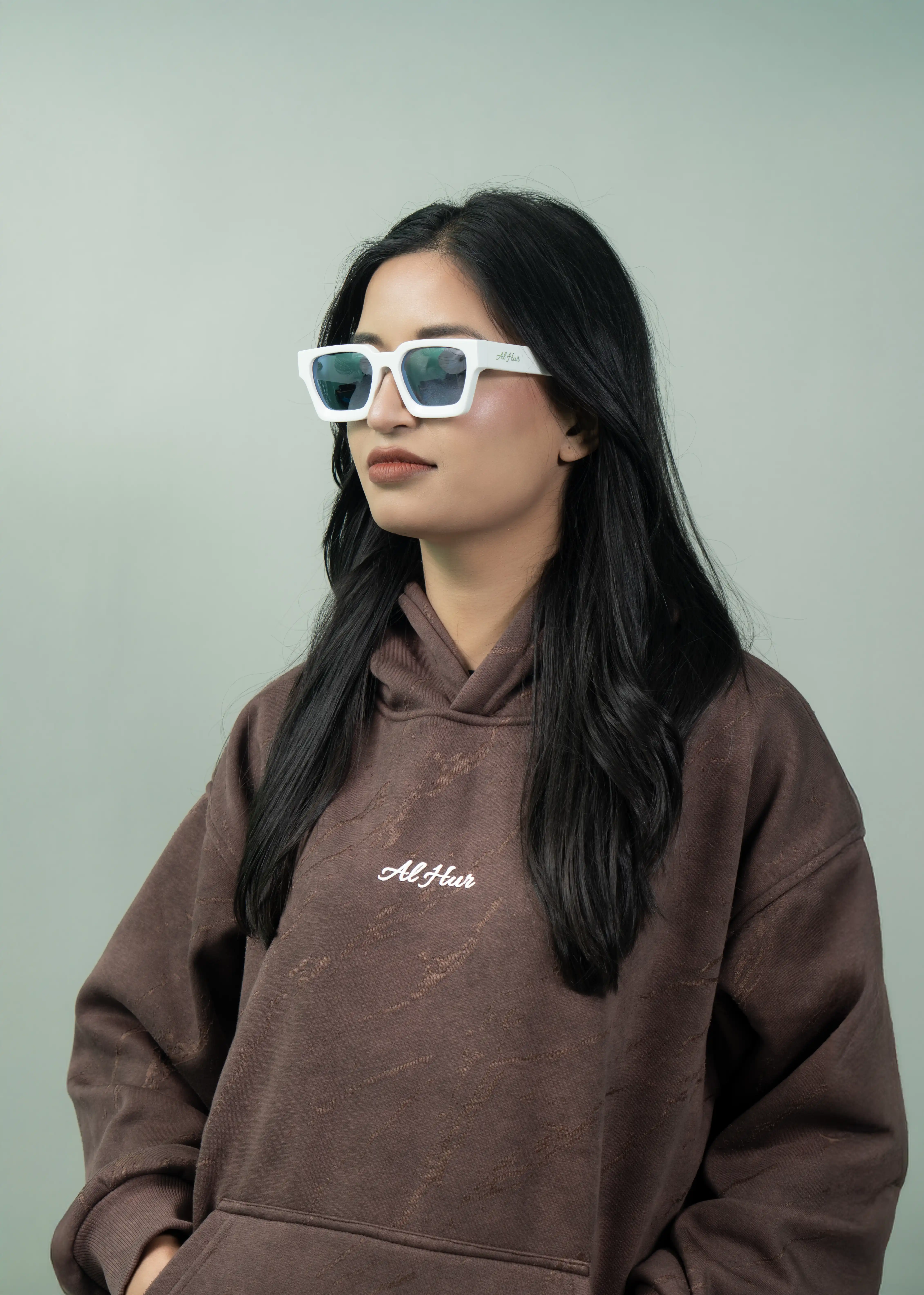 Product image of Oversized Grunge Hoodie (BROWN)