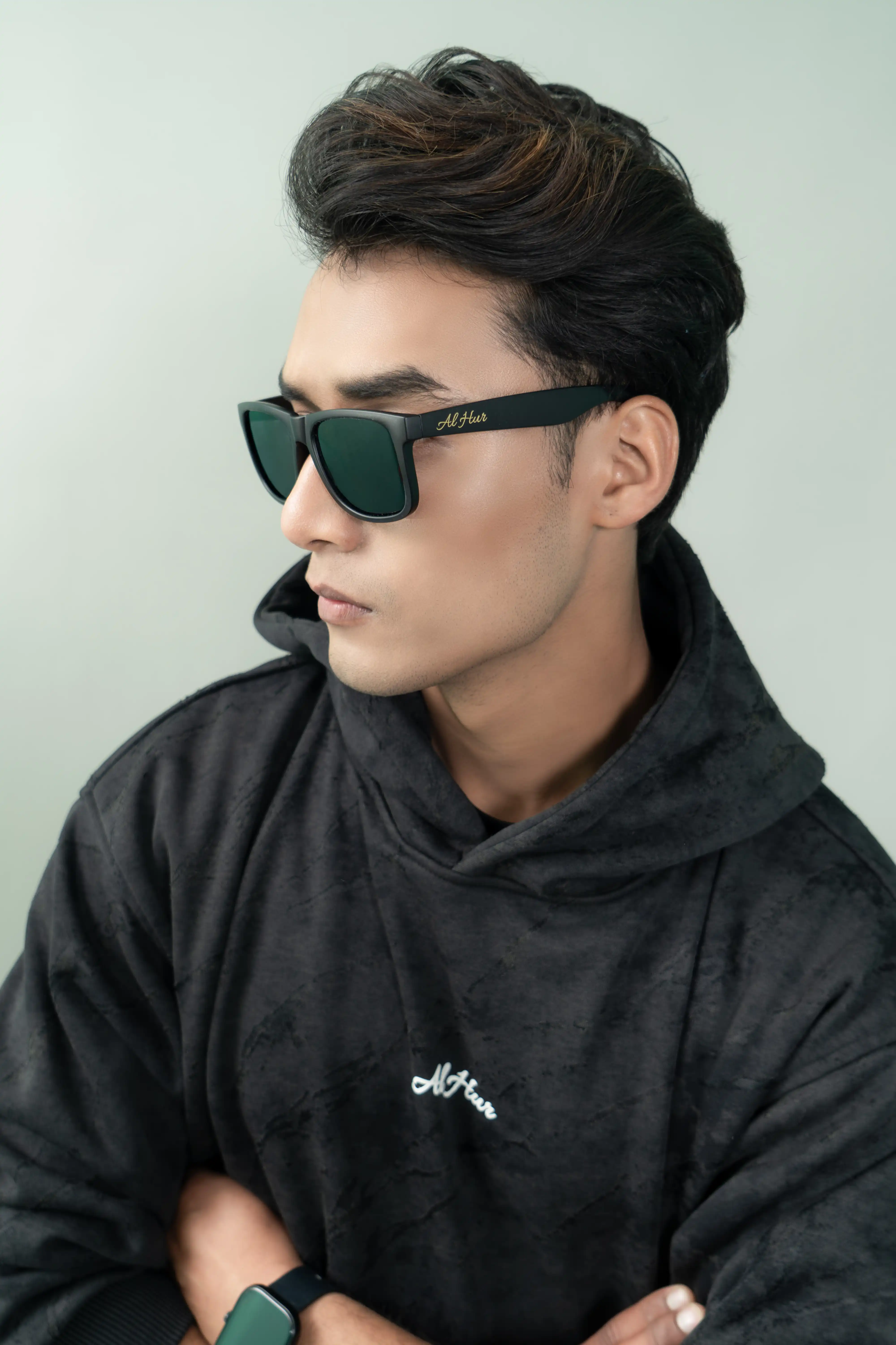 Product image of Oversized Grunge Hoodie (BLACK)