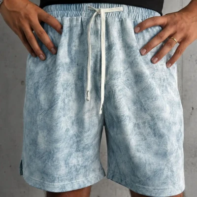 White Blue Shorts
