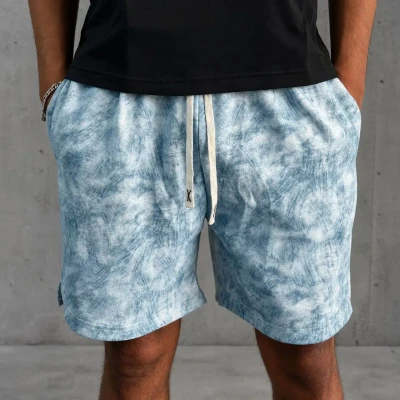 White Blue Shorts