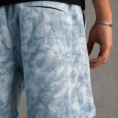 White Blue Shorts