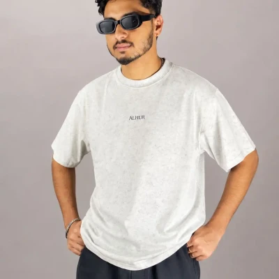 Vintage wash Tee (White)
