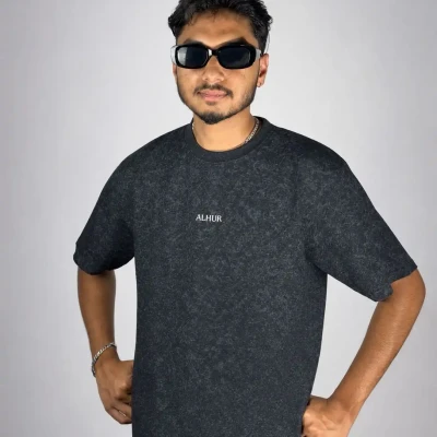 Vintage wash Tee (Black)