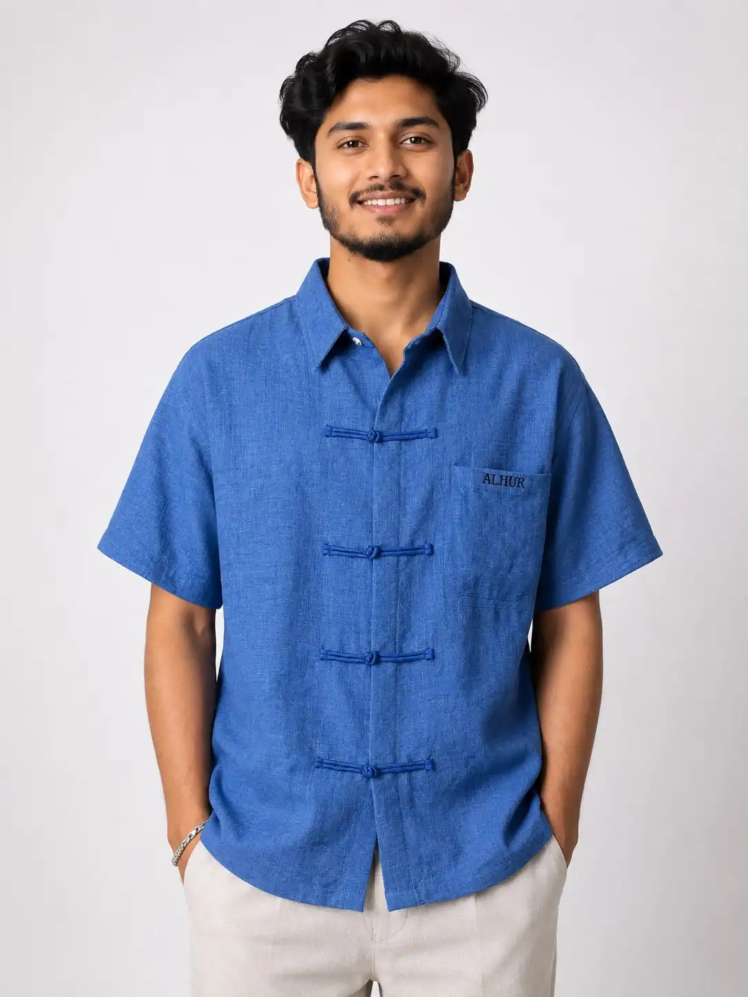 Product image of Frog Button Shirt (Blue)