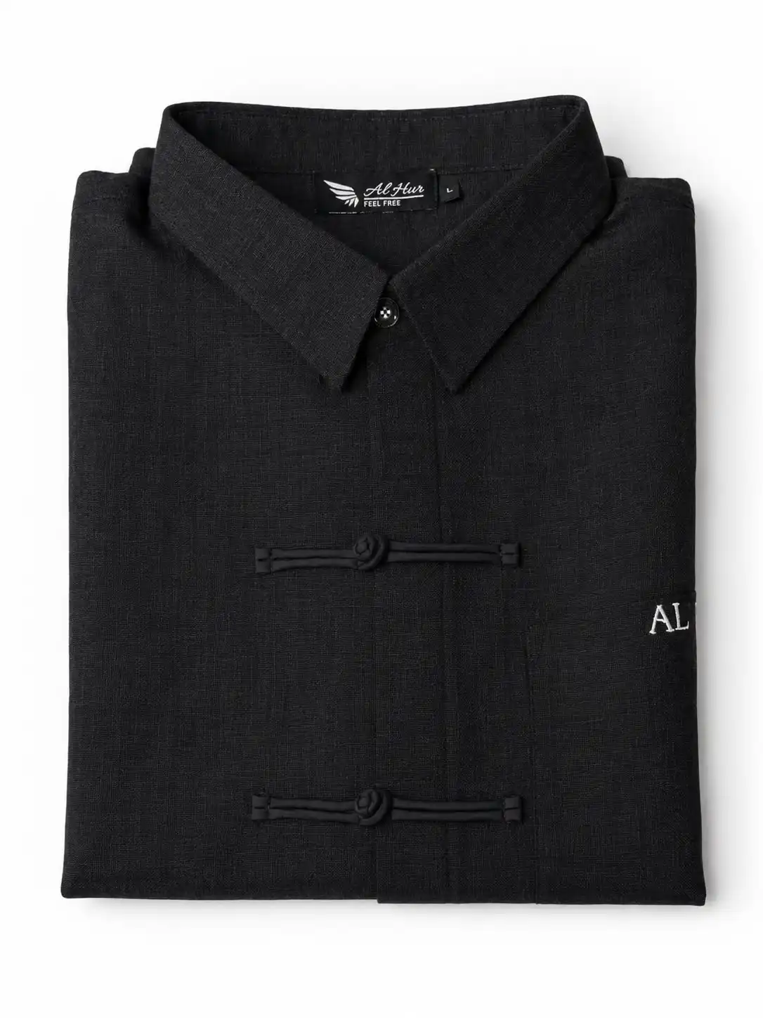 Product image of Frog Button Shirt (Black)