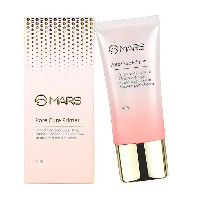 MARS Pore Cure Primer | Smooth Base | Long Lasting Makeup Primer with Oil Control