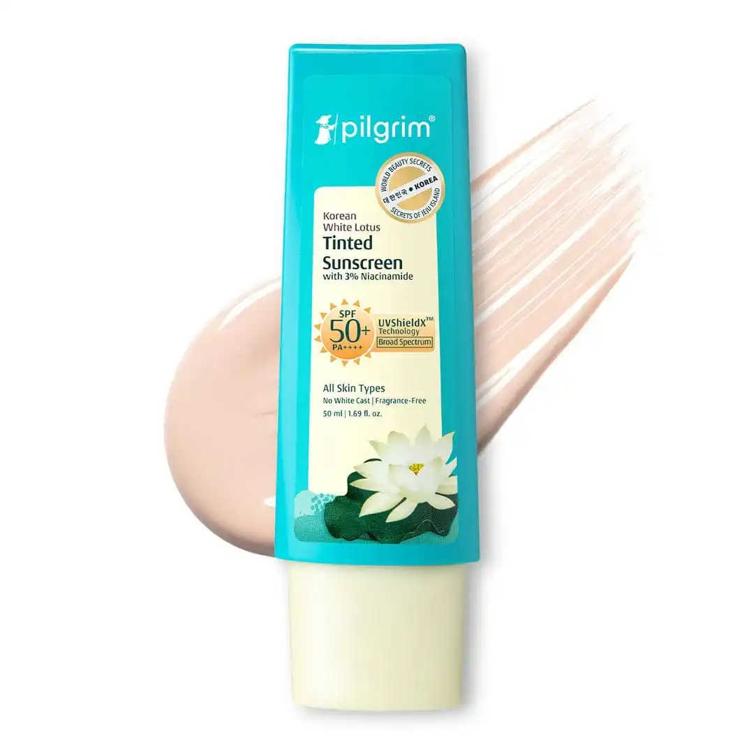 Pilgrim | Korean White Lotus Tinted Sunscreen SPF 50+ PA++++