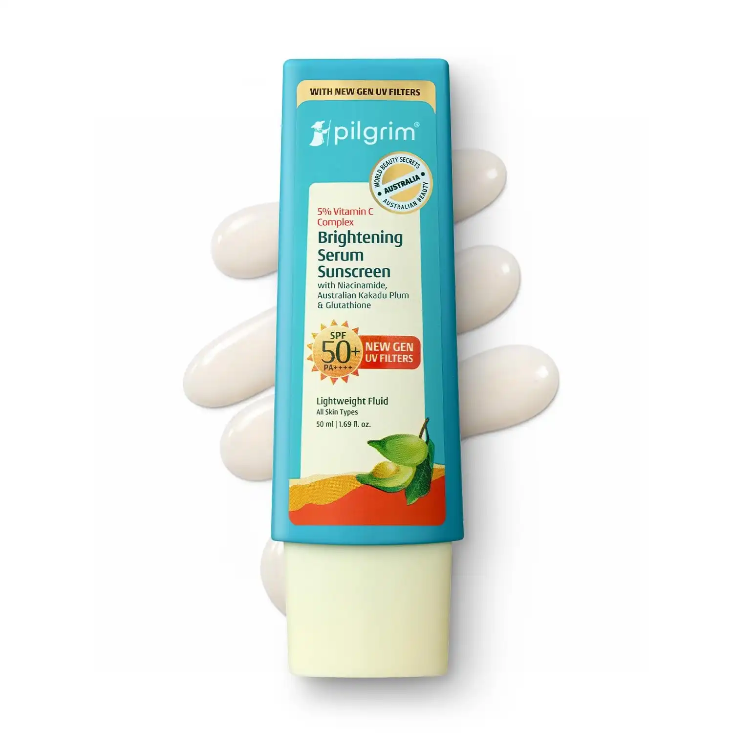 Pilgrim | 5% Vitamin C Brightening Serum Sunscreen SPF 50+ PA++++