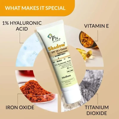 Shadow SPF 50+ Tinted Sunscreen...