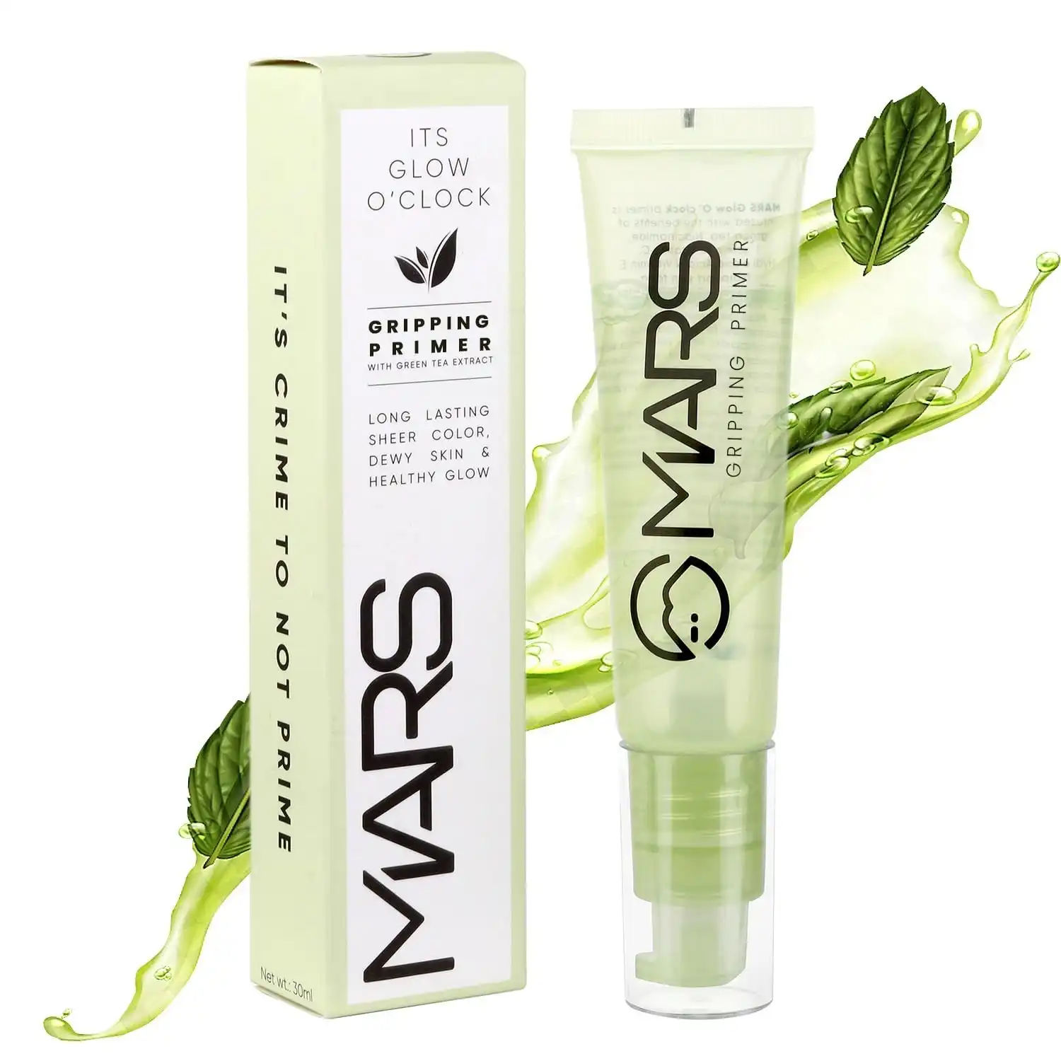 MARS Glow O' Clock Gel Primer 30ml | Dewy Base