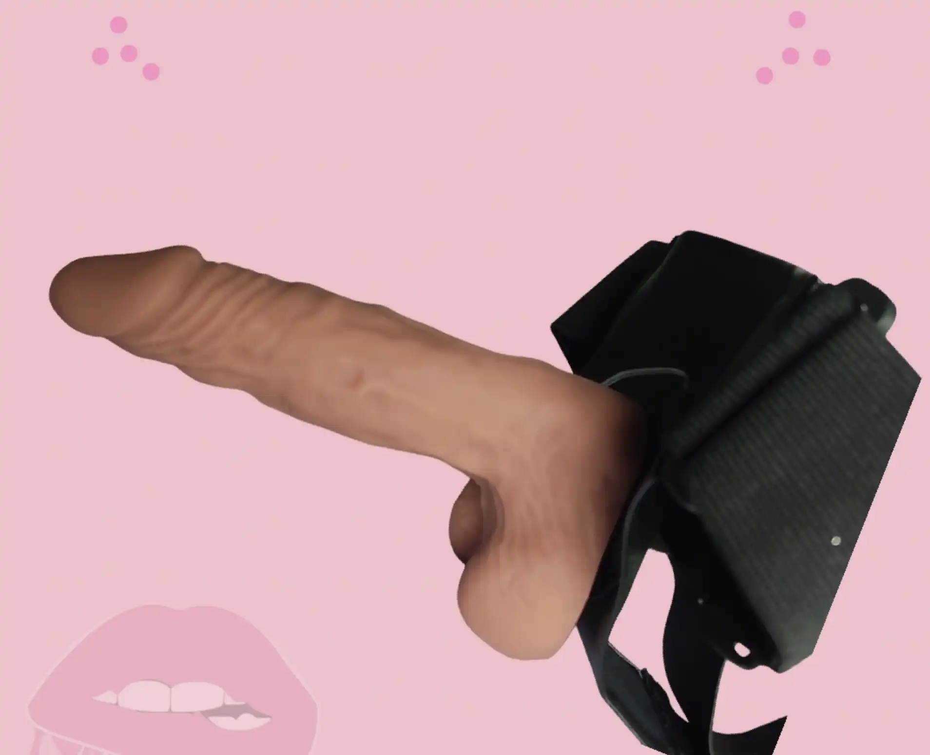 7.5-inch Realistic Strap-On Remote Controlled Dildo | Female Sex Toy
