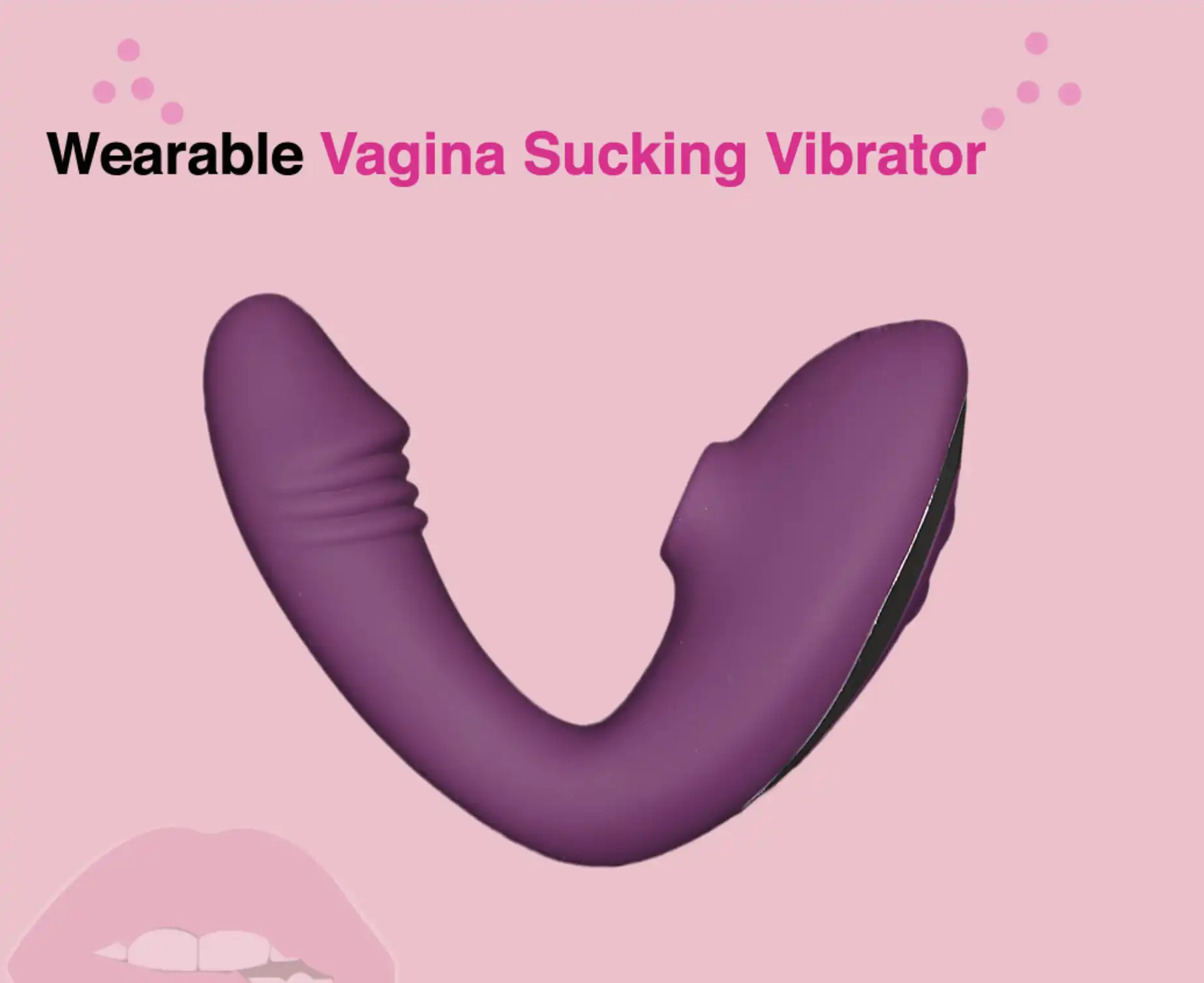 Wearable Vagina Sucking Vibrator