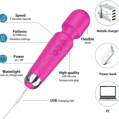 Wand Vibrator Women’s Sex Toy