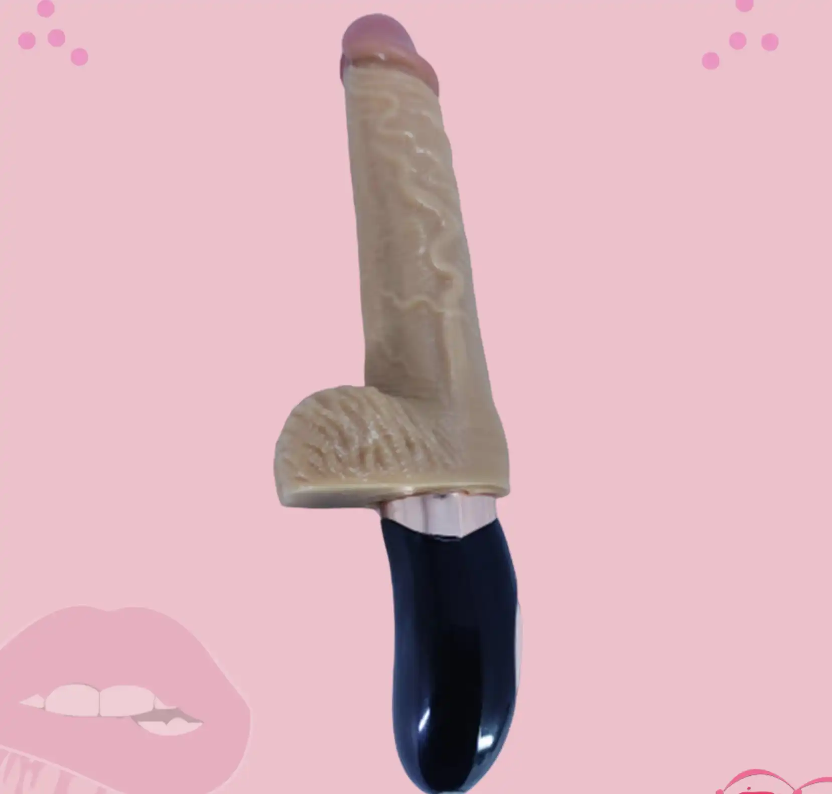 Chargeable Vibrating Dildo Sex Toy
