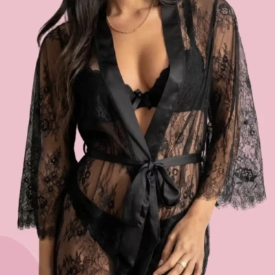 Net Bikini Bra Panty Set | Ling...