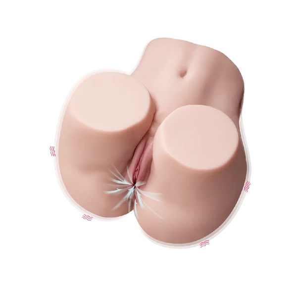 Life-size Hip Ass Sex Doll With Sucking, Vibrating, and Sound