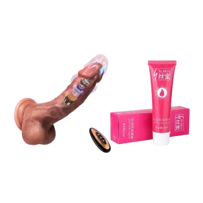 Realistic Thrusting + Vibrating Dildo