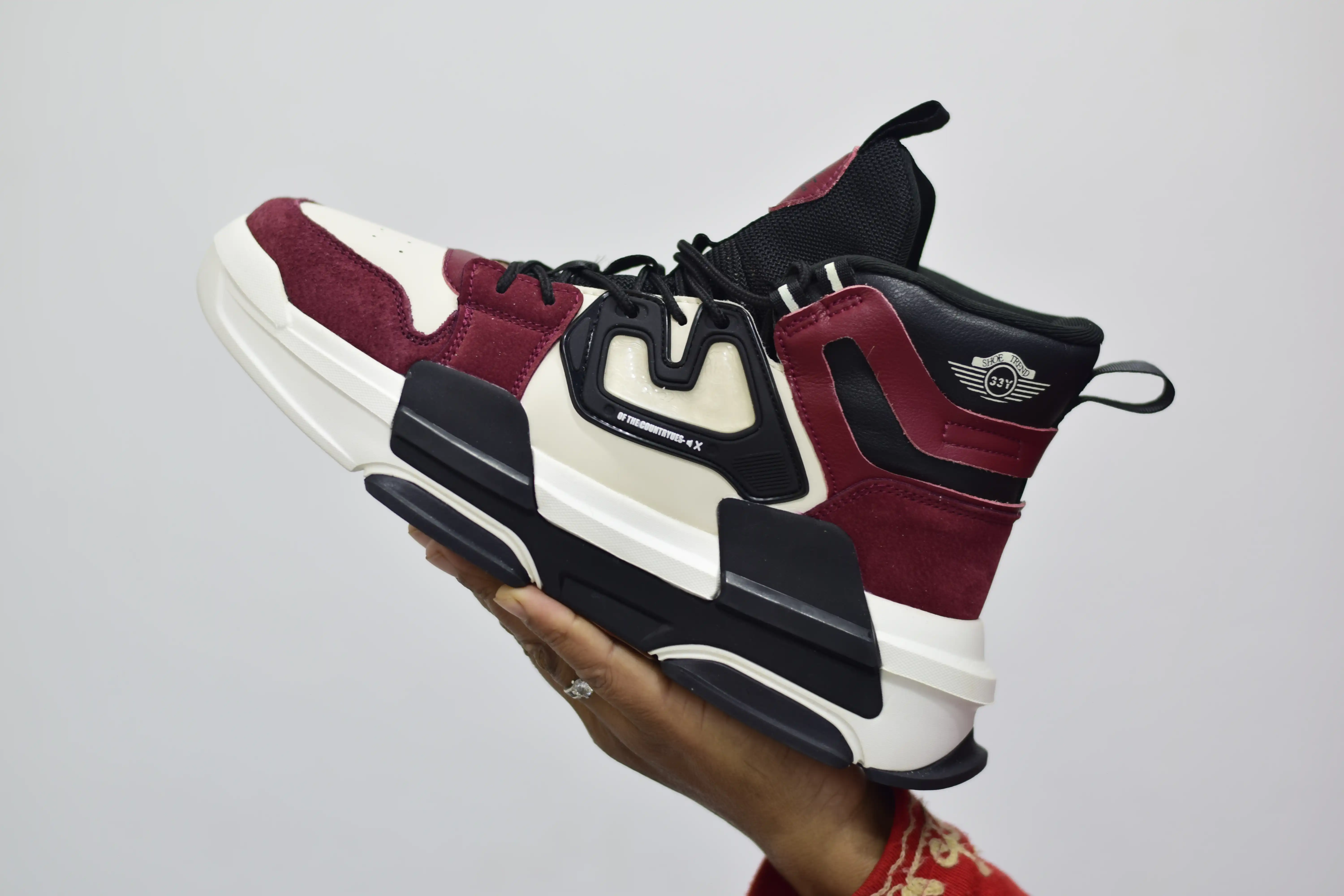 Product image of TRC9 - CrimsonForce Elite High-Top Sneaker