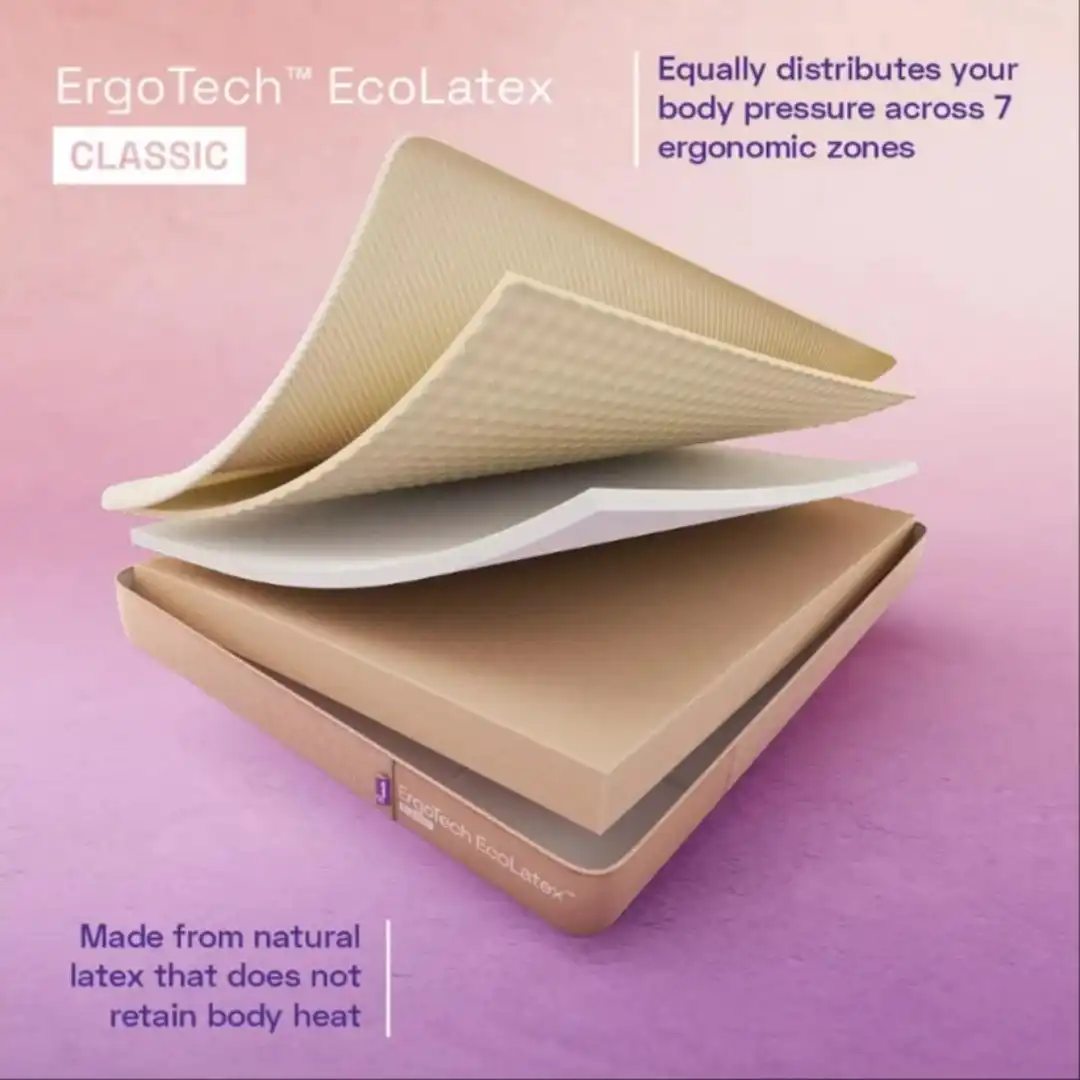 Product image of ErgoTech EcoLatex Classic Mattress