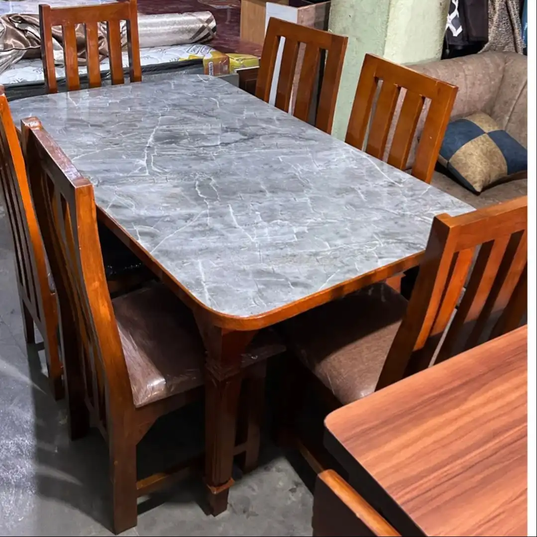 Product image of 6-Seater Wooden Dining Table