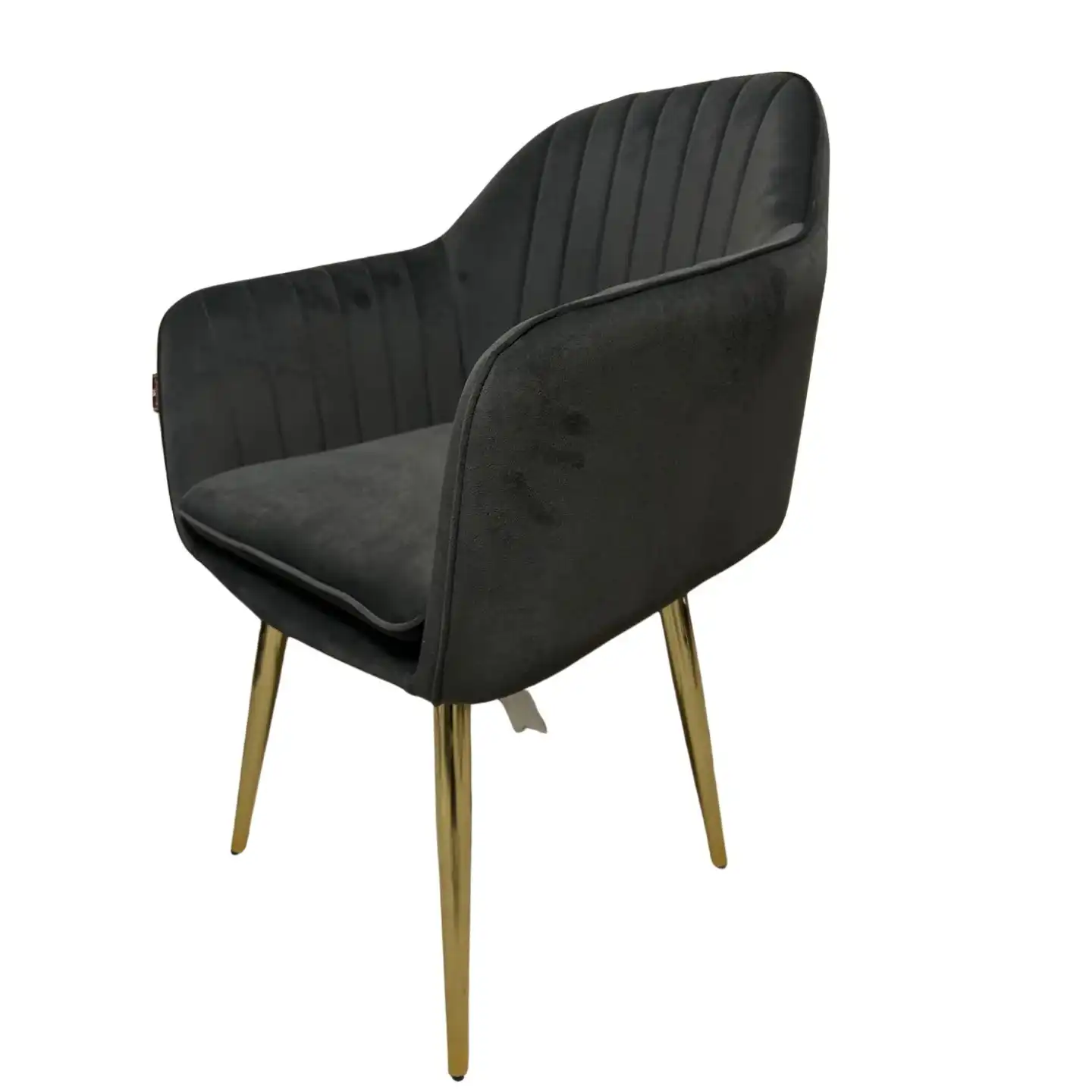 Product image of Black Luxury Velvet Accent Chair