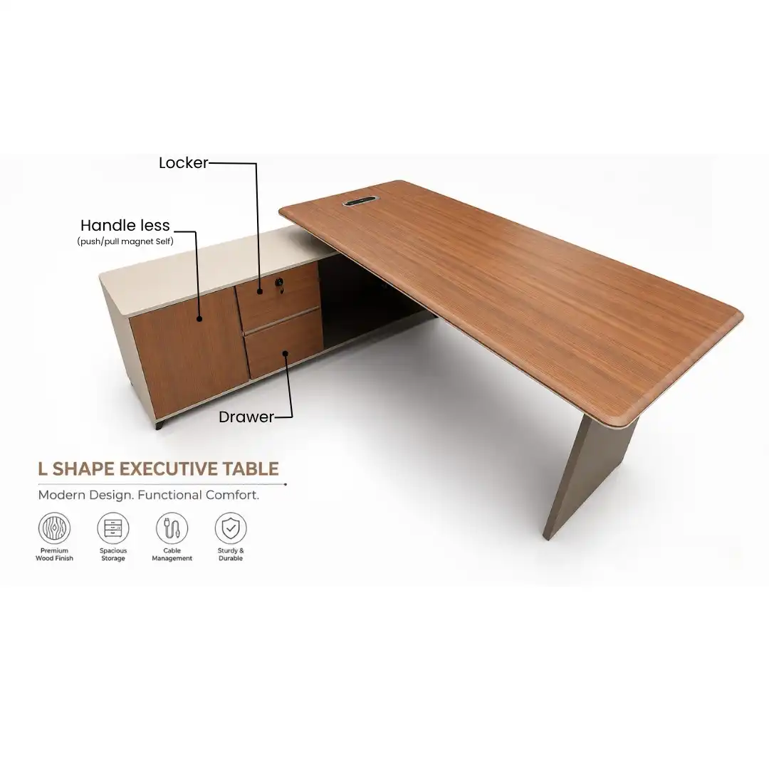 Product image of Prestige L-Shape Director’s Desk