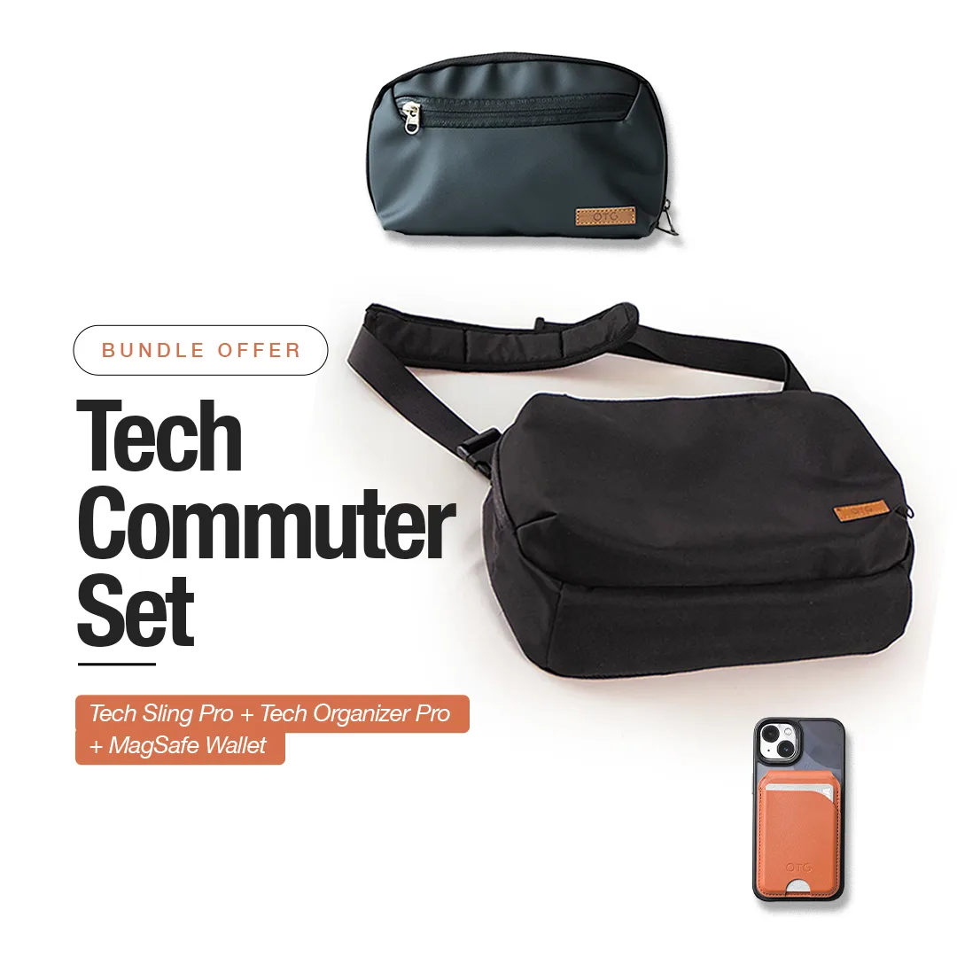 Tech Commuter Set [Tech Sling Pro + Tech Organizer Pro + MagSafe Wallet]
