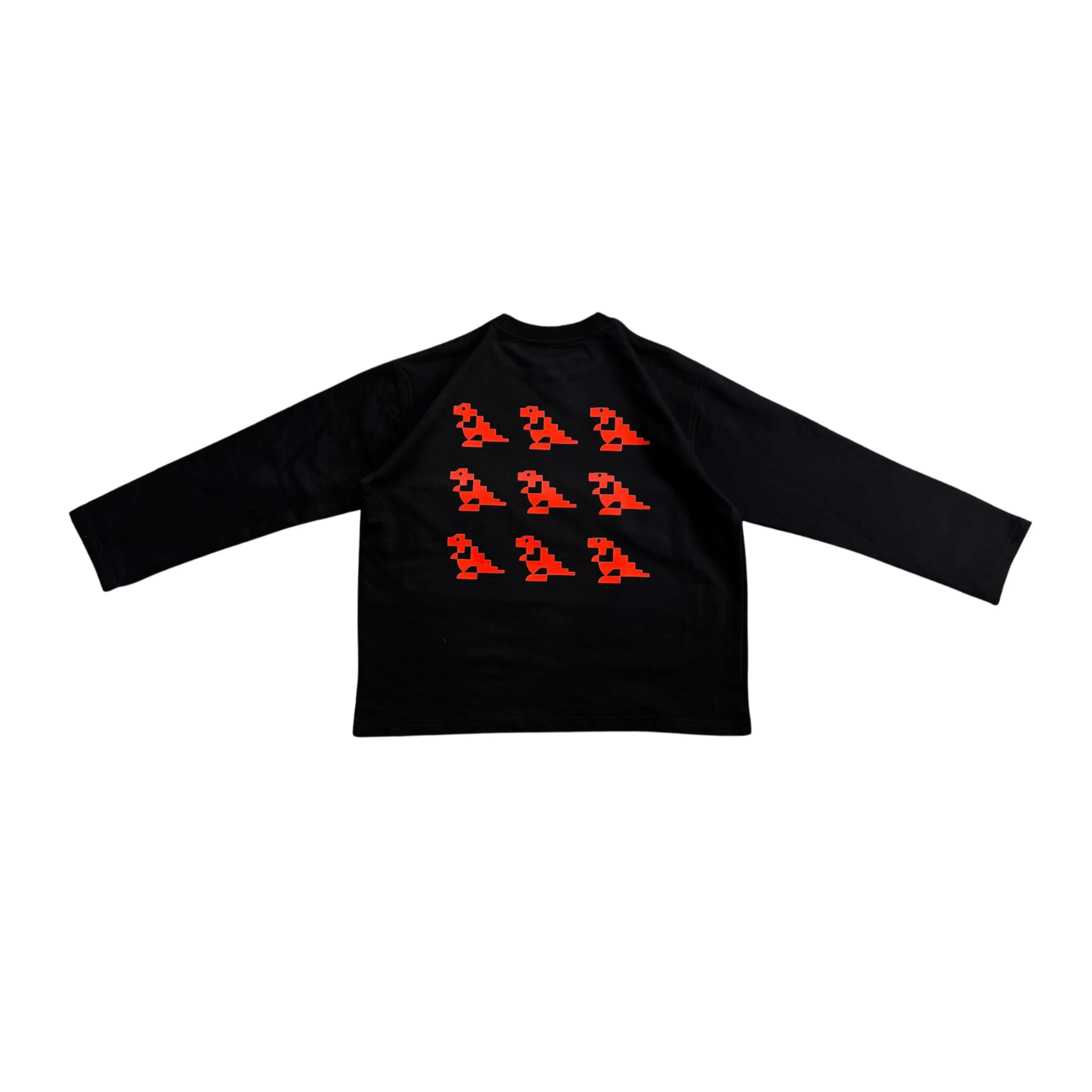 RED DINO BLACK FULLSLEEVE