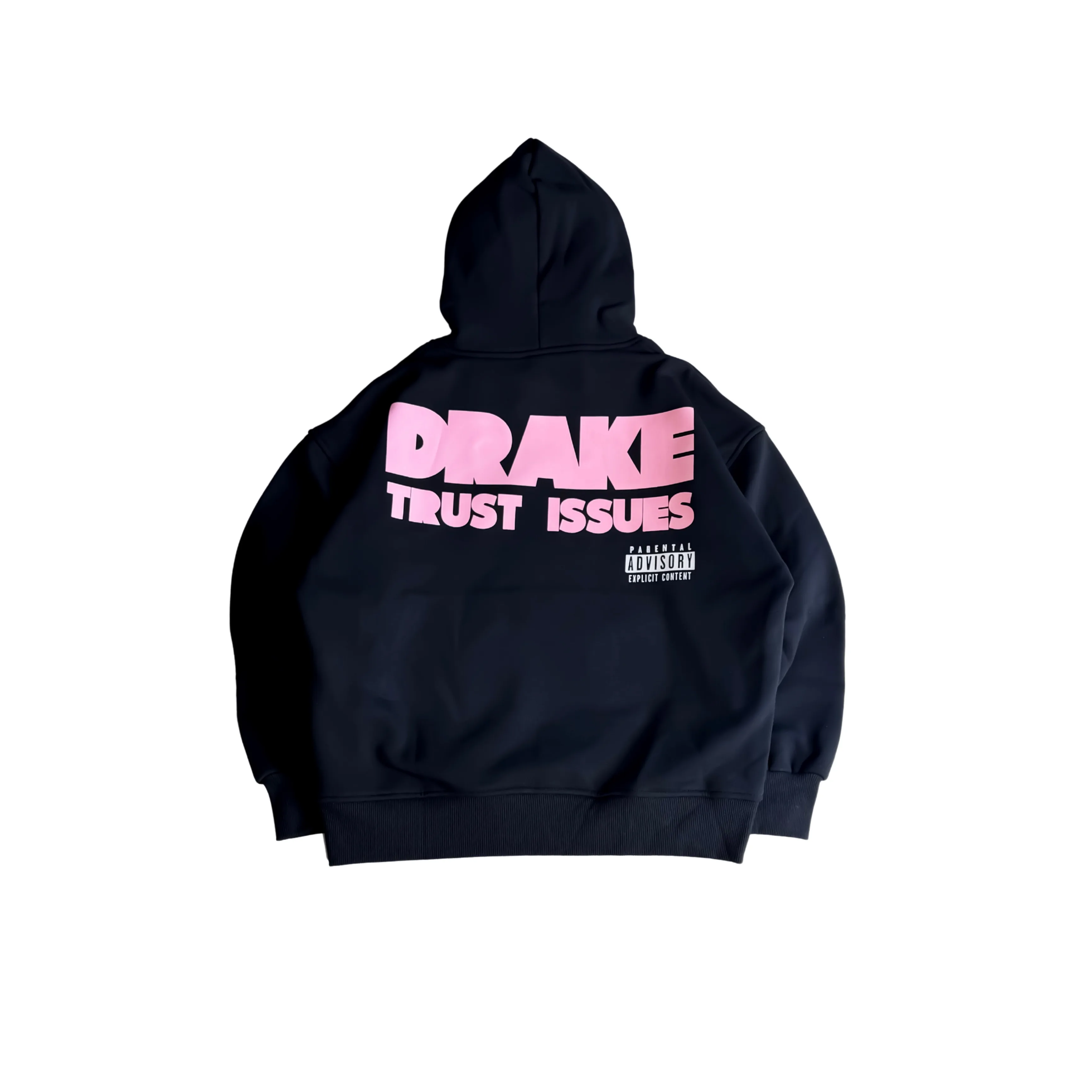 DRAKE TRUST ISSUE HOODIE BLACK