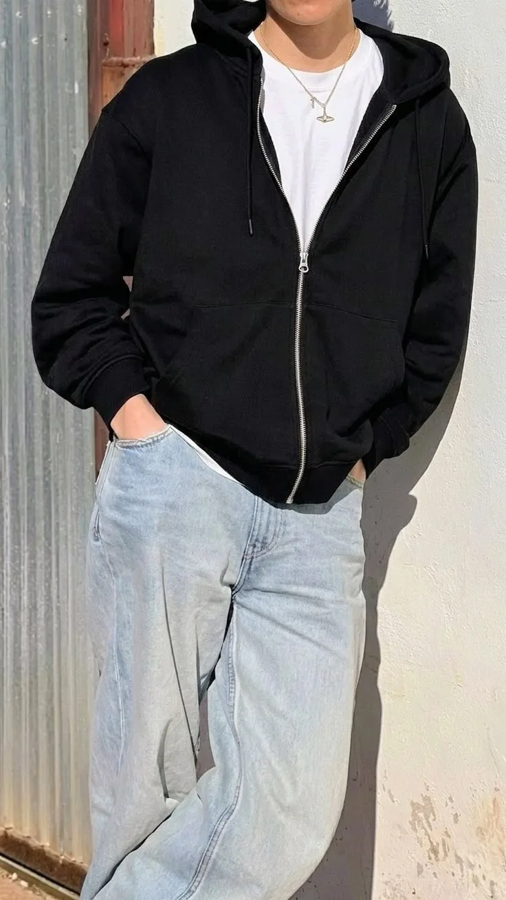 Plain Zip-Up