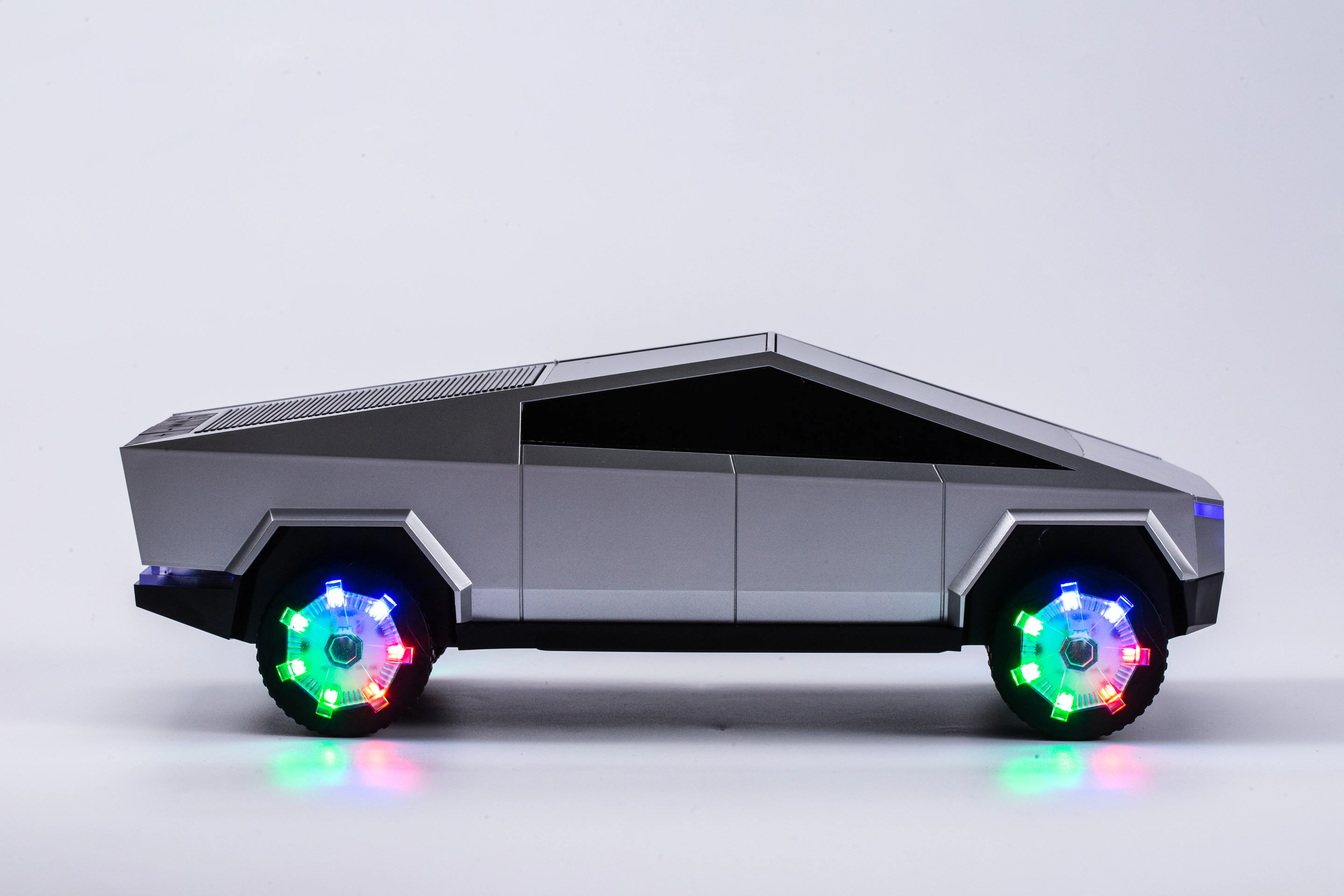 Product image of Tesla Cyber Pickup Car Shaped Bluetooth Speaker and Wireless Charging