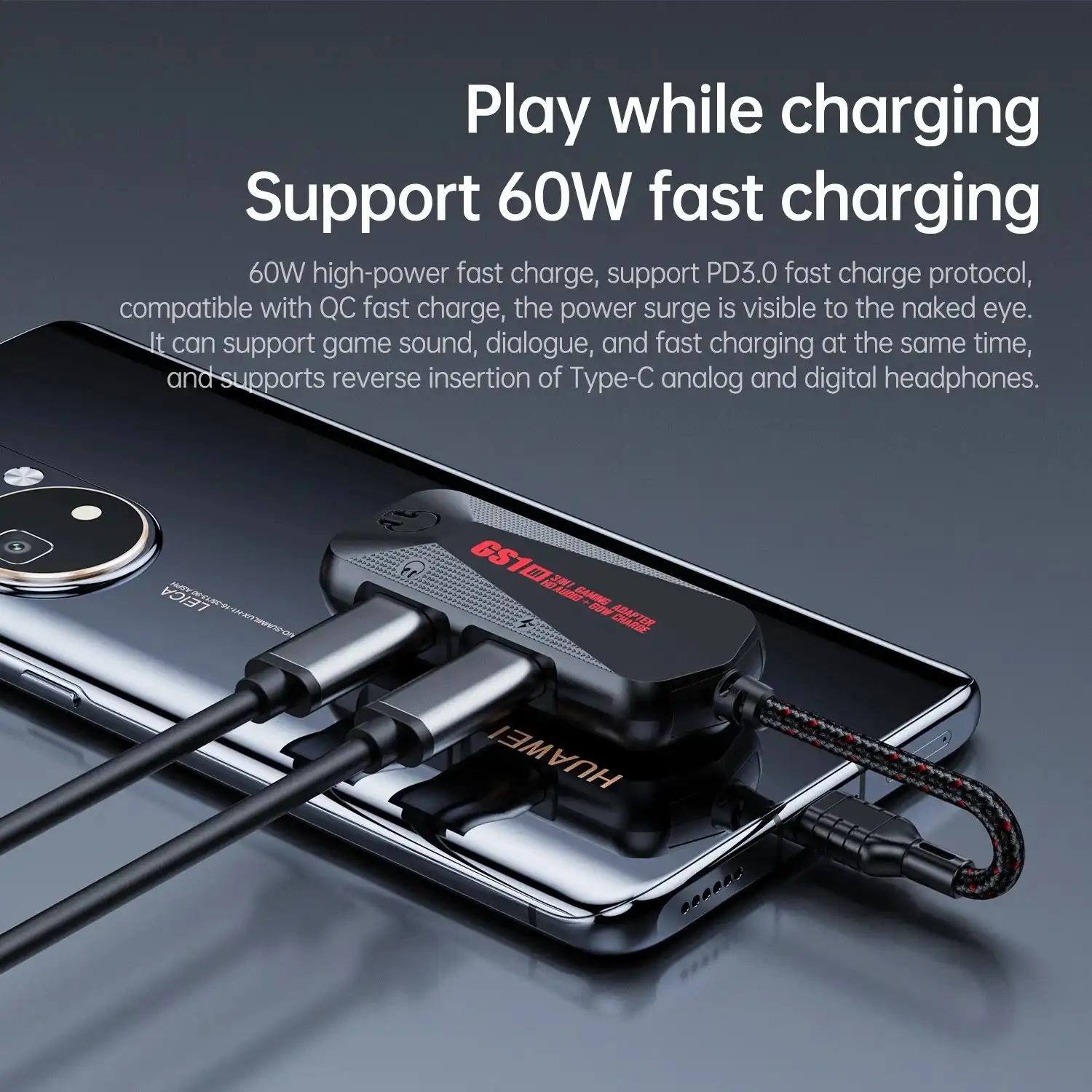 Product image of GS1 3-in-1 Hi-Res Mobile Gaming Sound Card Type C