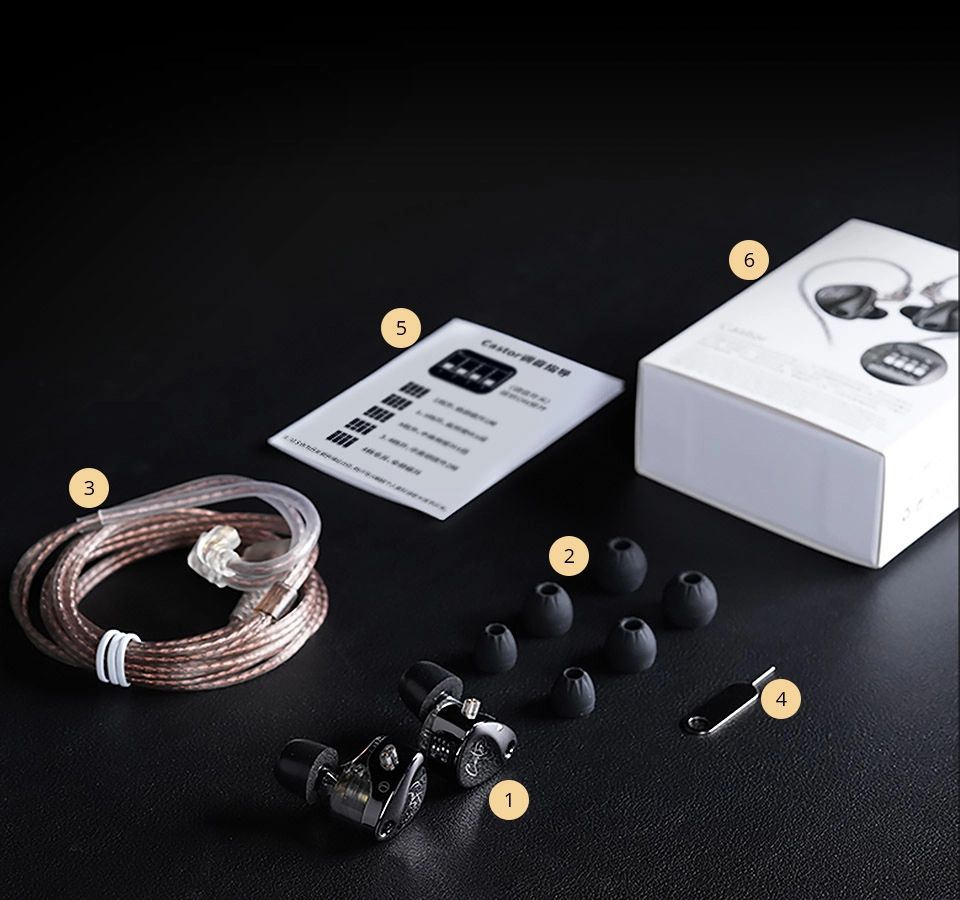 Product image of KZ Castor Harman Target with Improved Bass Version