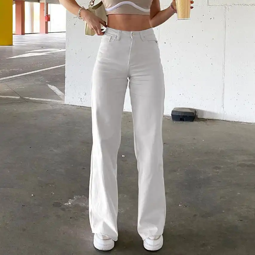 Product image of COTTON DEMIN PANT WITH BELT