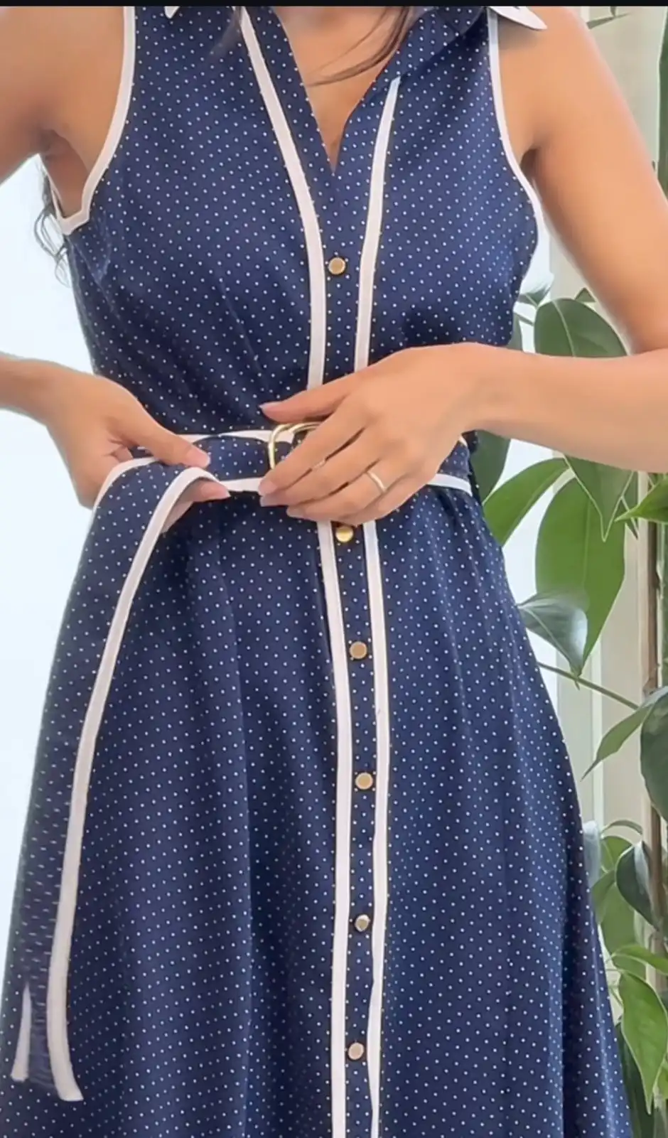 Product image of POLKA DOT ALINE DRESS