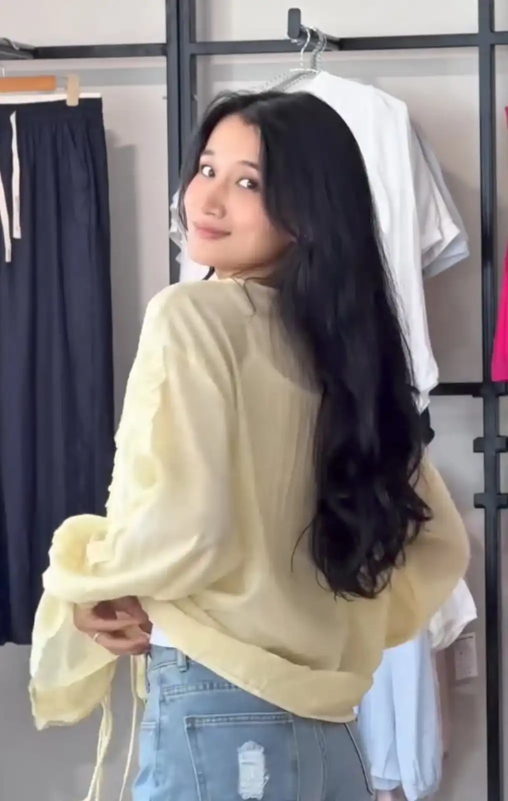 Product image of RUFFLE OUTER TOP WITH INNER