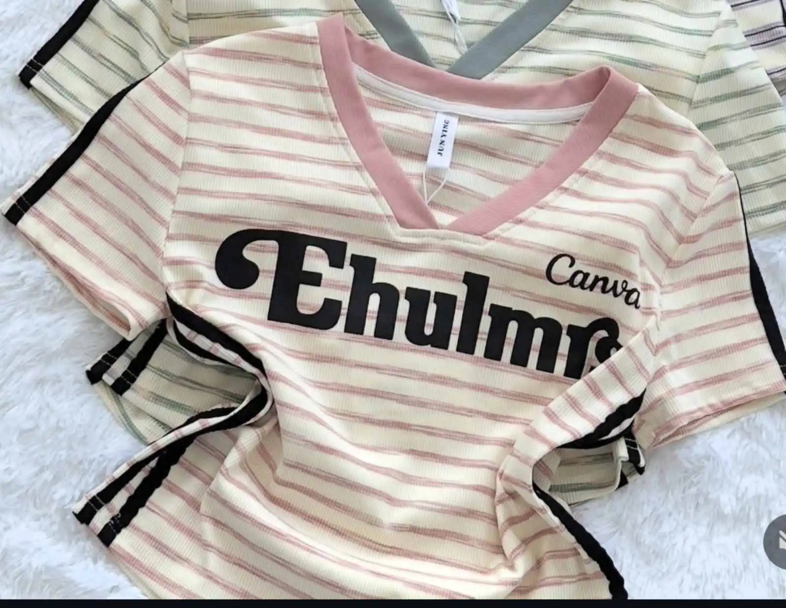 Product image of CANVA STRIPE TOP