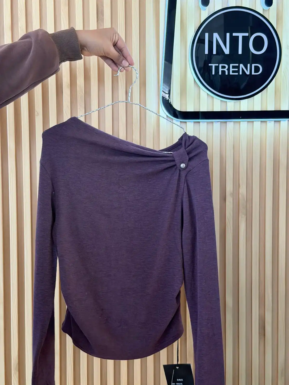 Product image of SHOULDER DROP FULL SLEEVES TOP