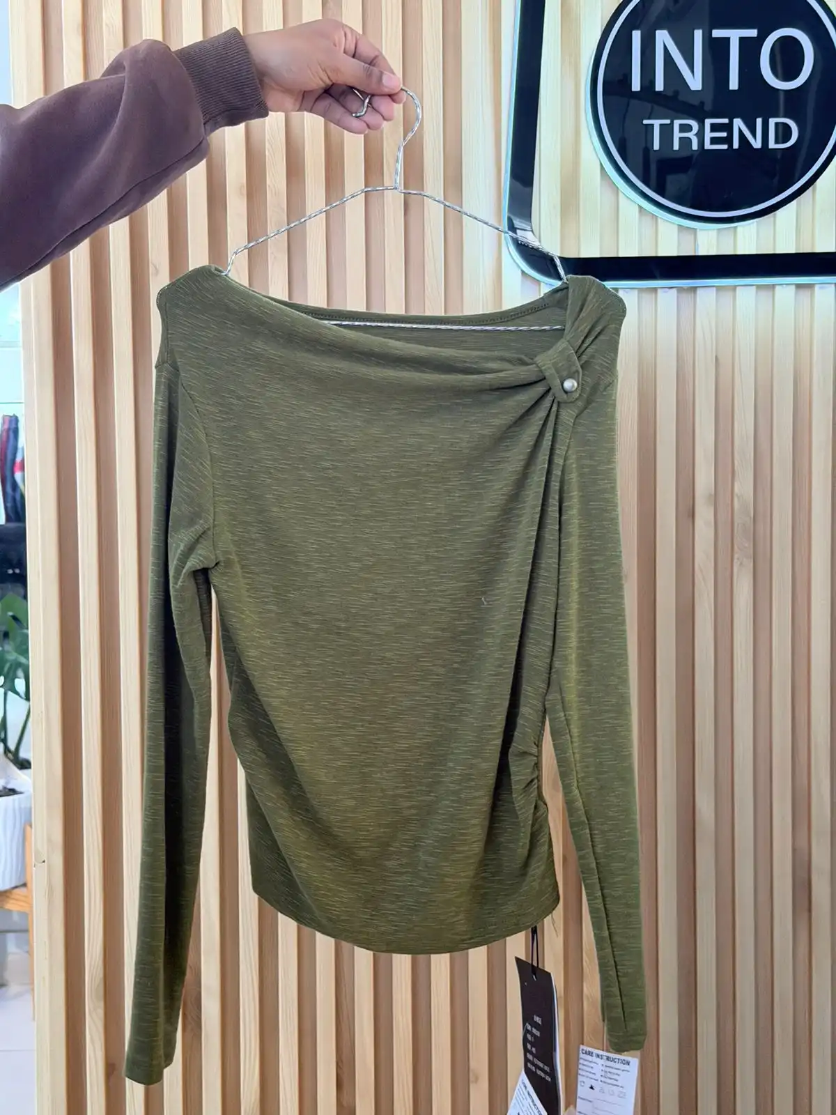 Product image of SHOULDER DROP FULL SLEEVES TOP